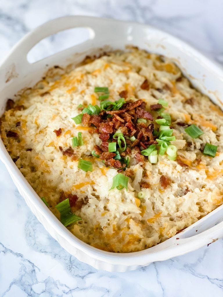 Loaded Cauliflower Mash {Easy Make-ahead Recipe) | Evesfit