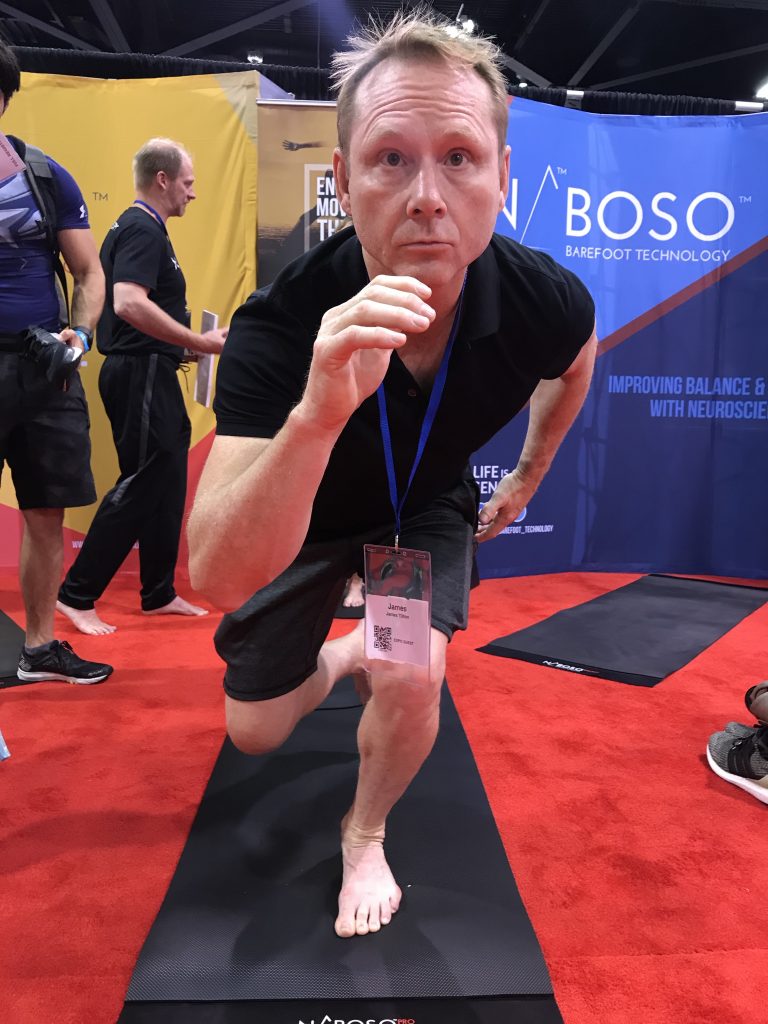 Barefoot training on the Naboso mat