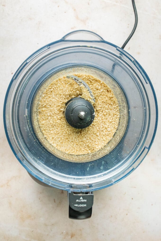 ground almonds in food processor