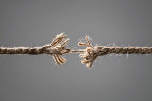 cortisol stress levels frayed rope