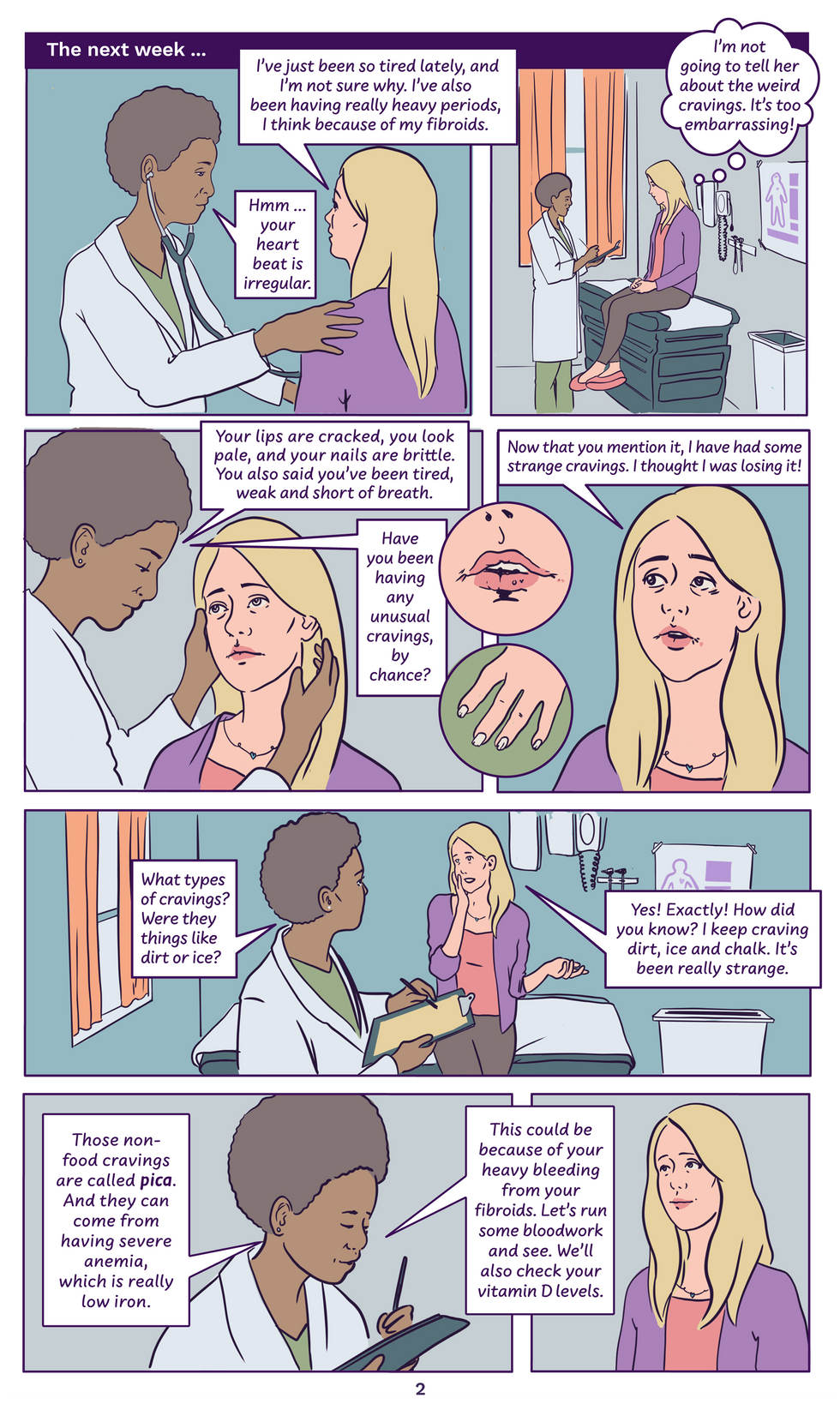 Infographic Comic: Annie Has Anemia. Click the image to open the PDF