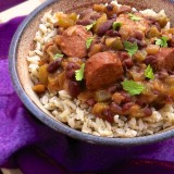 Easy Louisiana Red Beans & Brown Rice | Teaspoonofspice.com